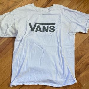 Vans tee. Men’s large. White. Great condition